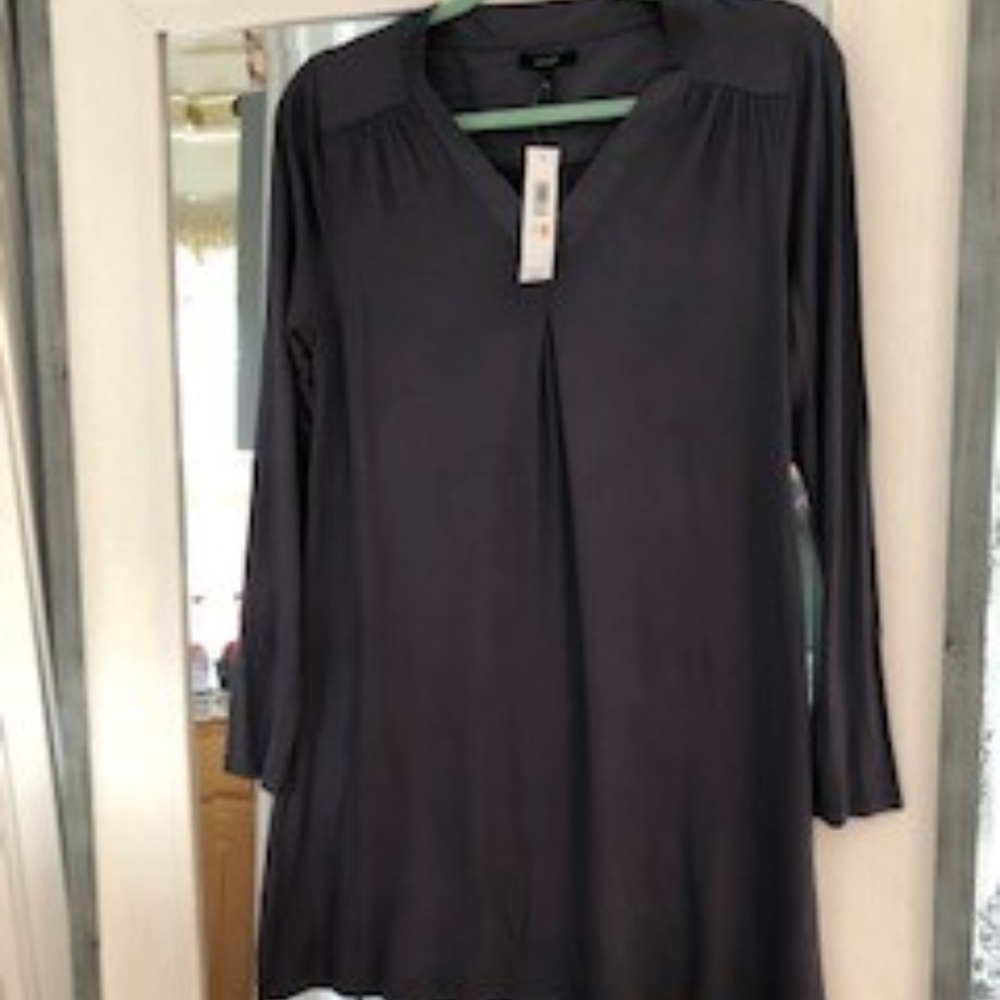 Short Purple Grey Dress